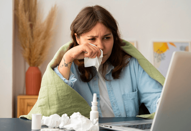 Cover image for Un simple rhume ? Il touche vos yeux !